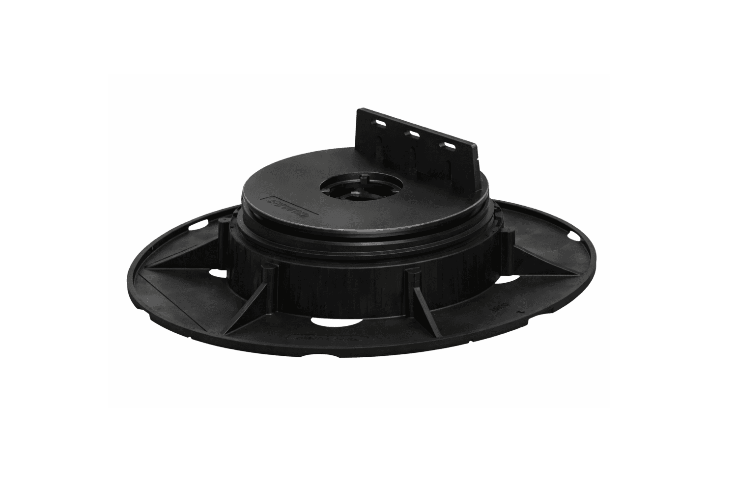 Terasový terč s tlakovou impregnací, vhodný pro výškově nastavitelné terasy, odolný vůči povětrnostním vlivům.