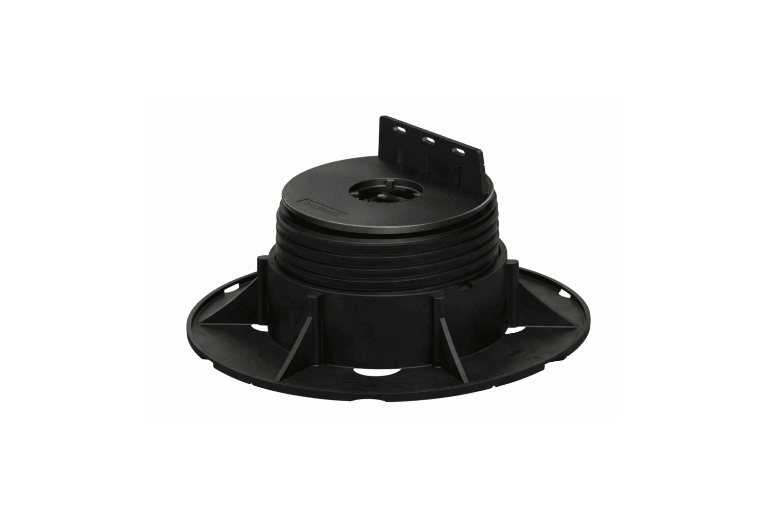 Terasový terč s tlakovou impregnací, vhodný pro stabilní a odolné upevnění dřevěných terasových prvků.